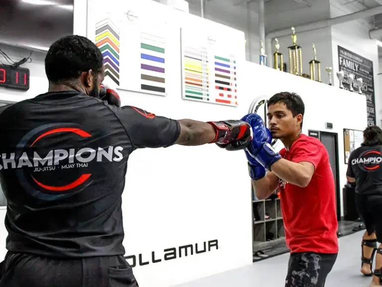 teen practicing strikes for teens martial arts class